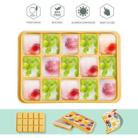 Tvmania BPA-free silicone trays for safe contact with drinks and foods
