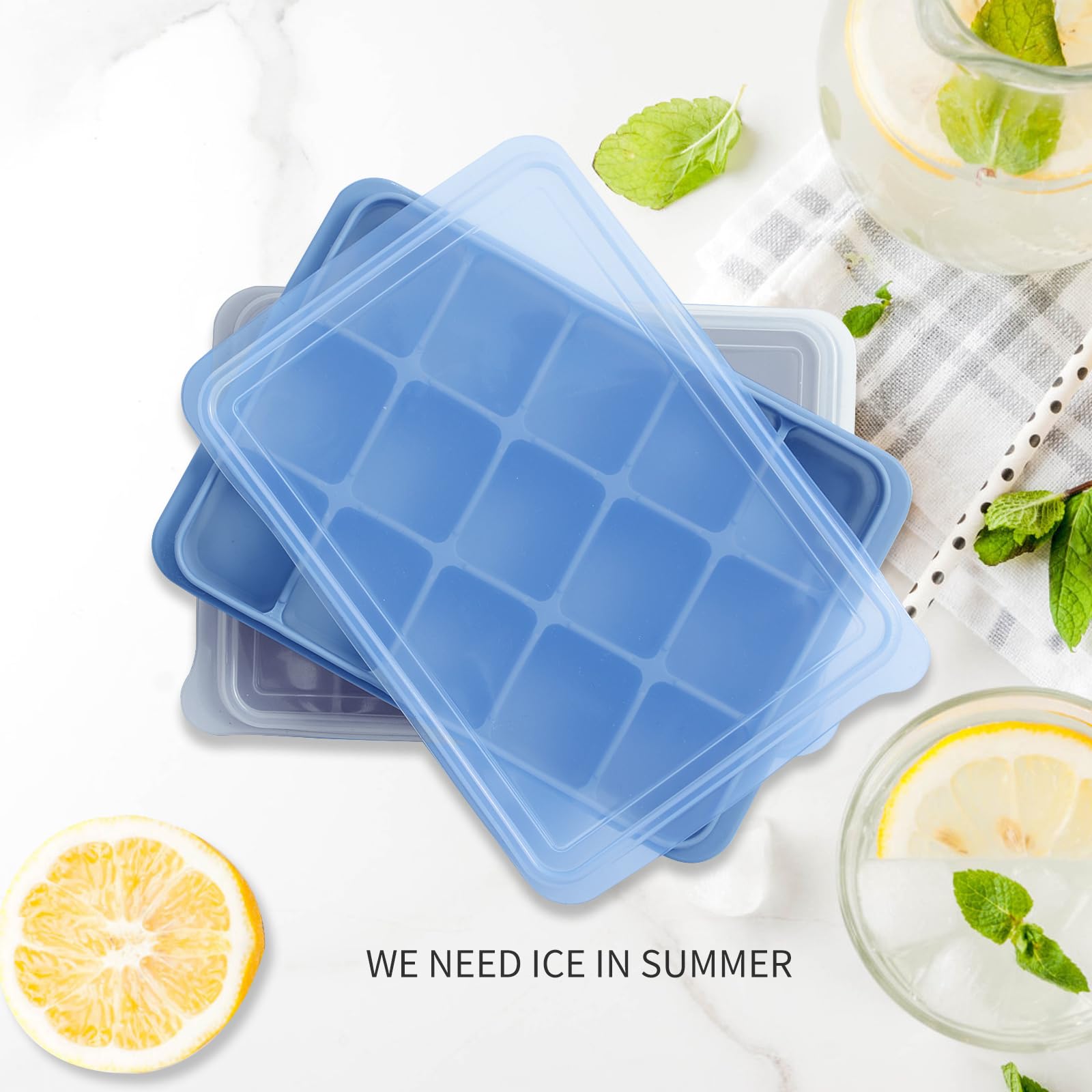 Tvmania easy-release silicone ice cubes pop out smoothly.