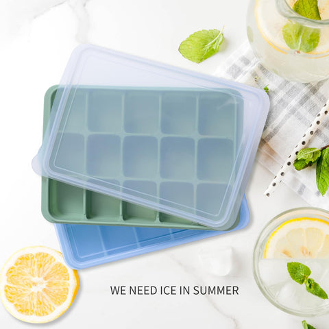 Tvmania flexible silicone ice cubes release easily for perfect cubes.