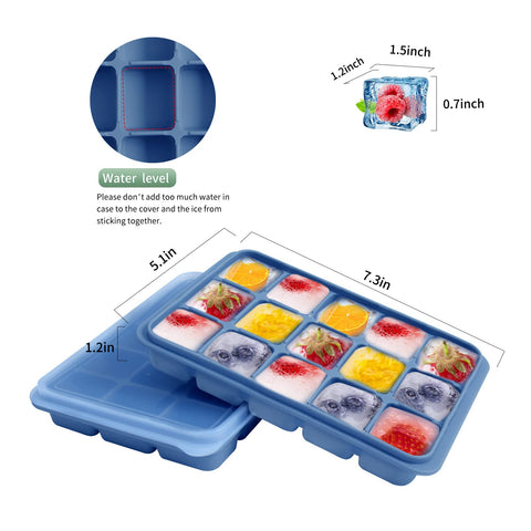 Tvmania flexible silicone ice cubes release smoothly for quick drinks.