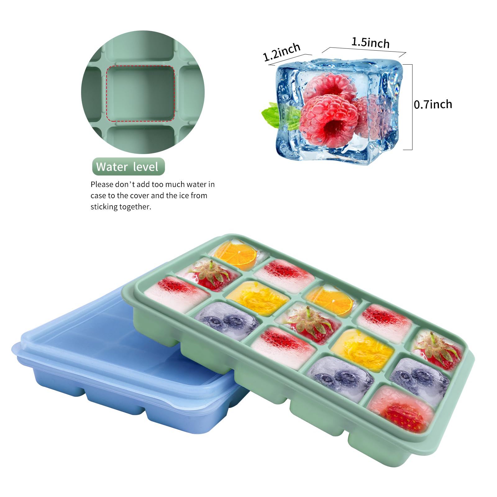 Tvmania 15 cubes per tray delivers consistent portions.