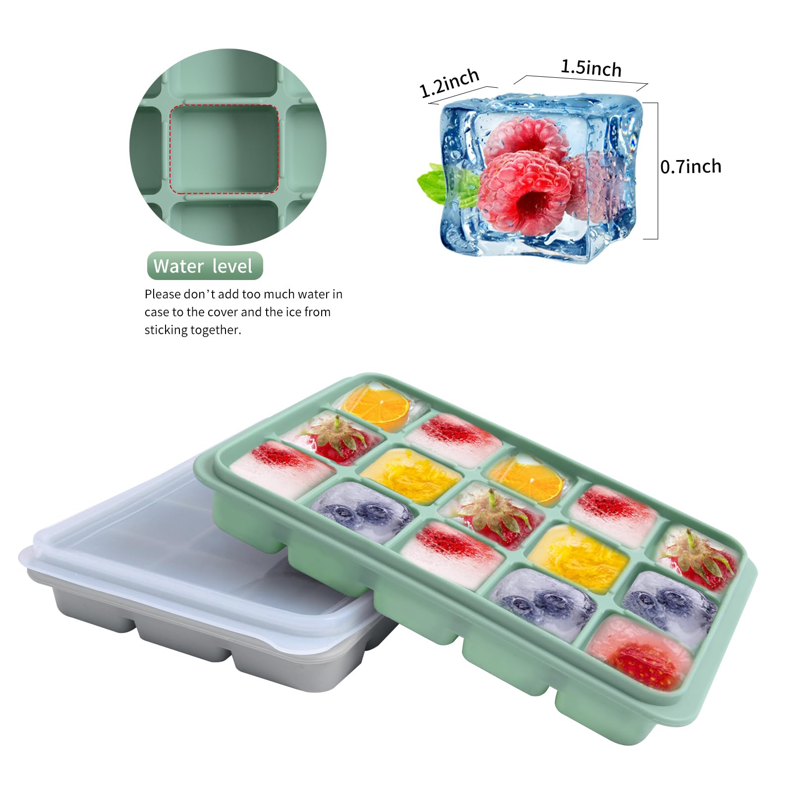 Tvmania lidded trays seal freshness and prevent freezer odors