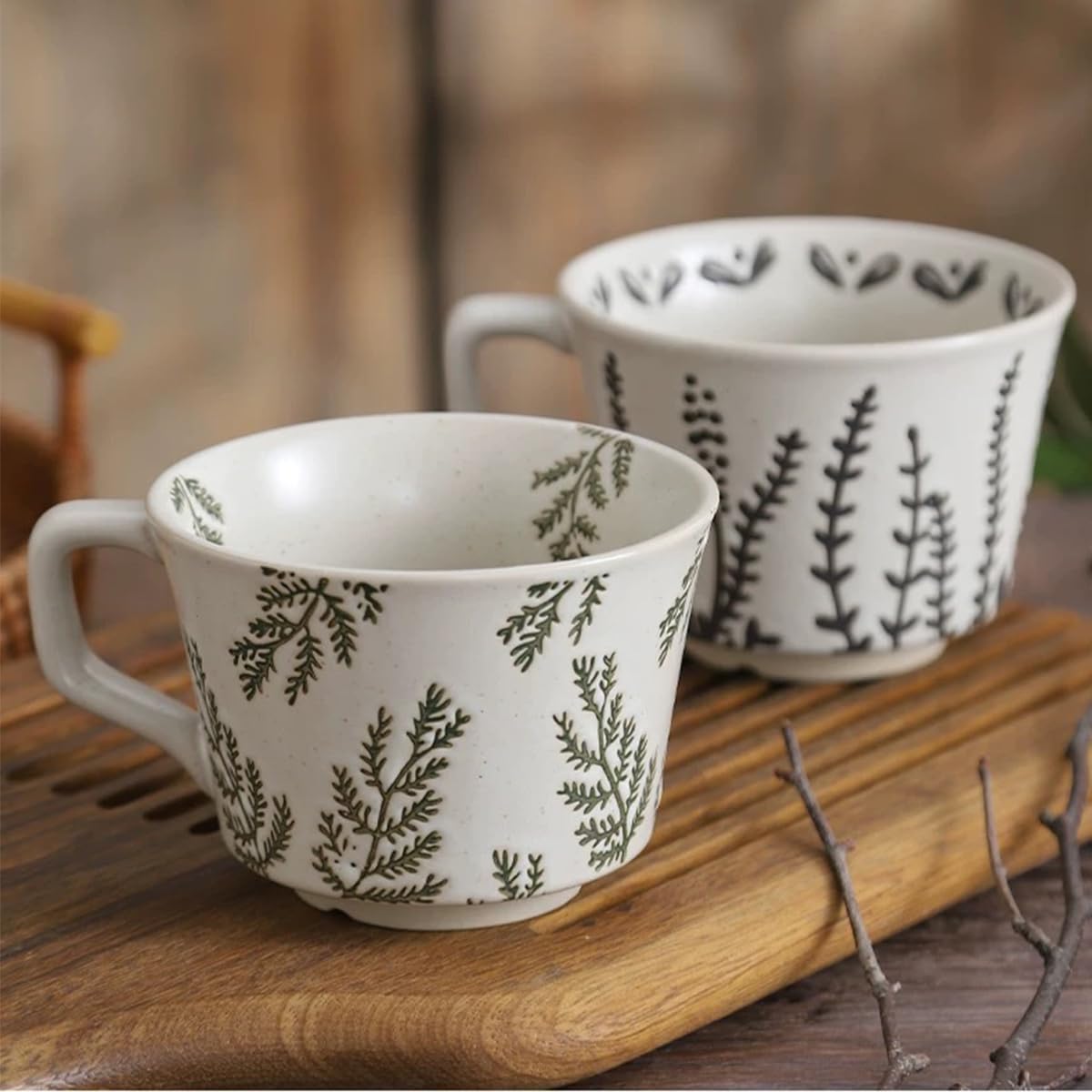Tvvtuww ceramic mug dishwasher-safe gloss finish