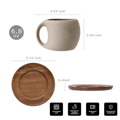 Tvvtuww ideal for espresso, latte, cappuccino and tea.