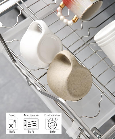 Tvvtuww dishwasher and microwave safe mug for everyday use.