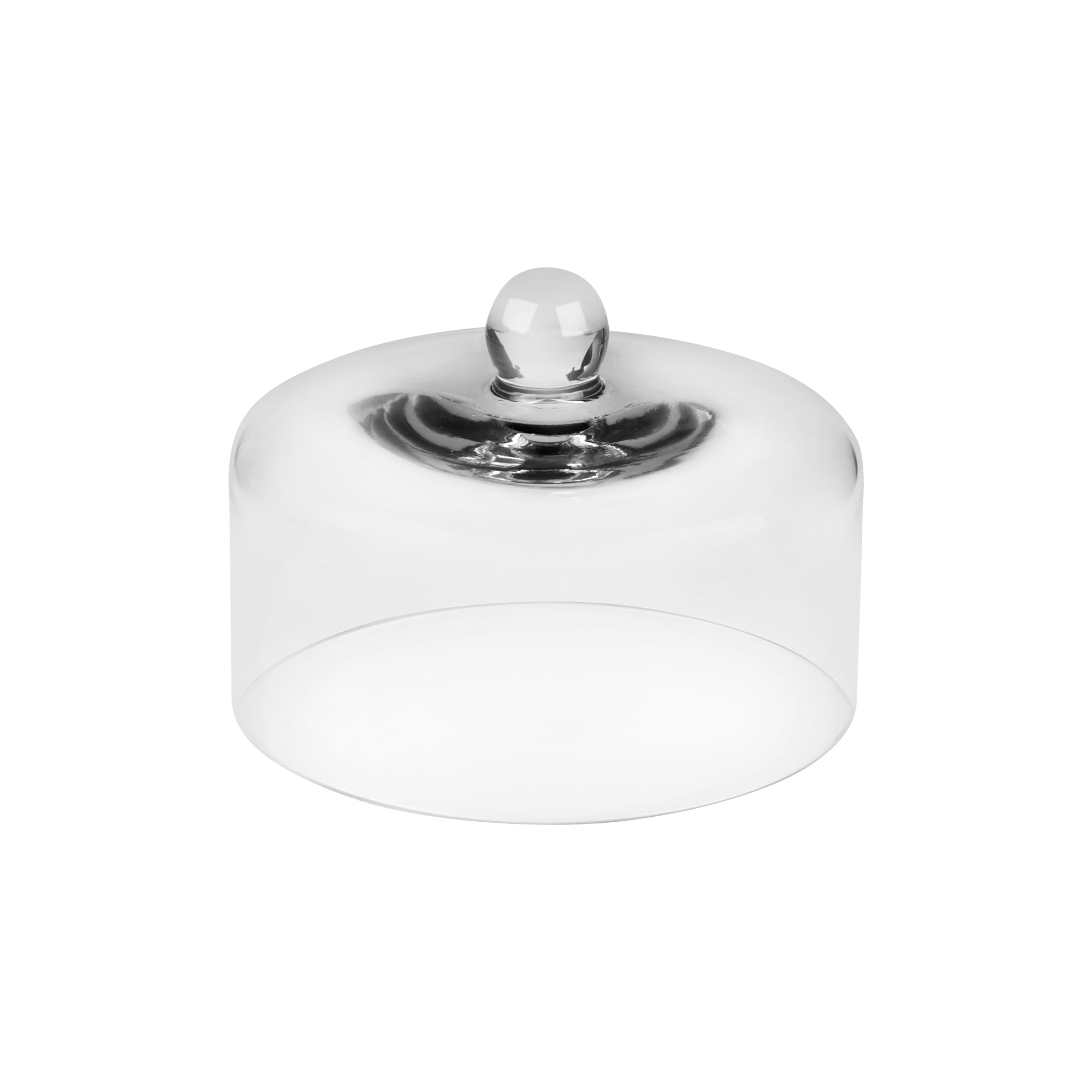 twakutwaku handmade glass cake dome showcases desserts while protecting freshness.