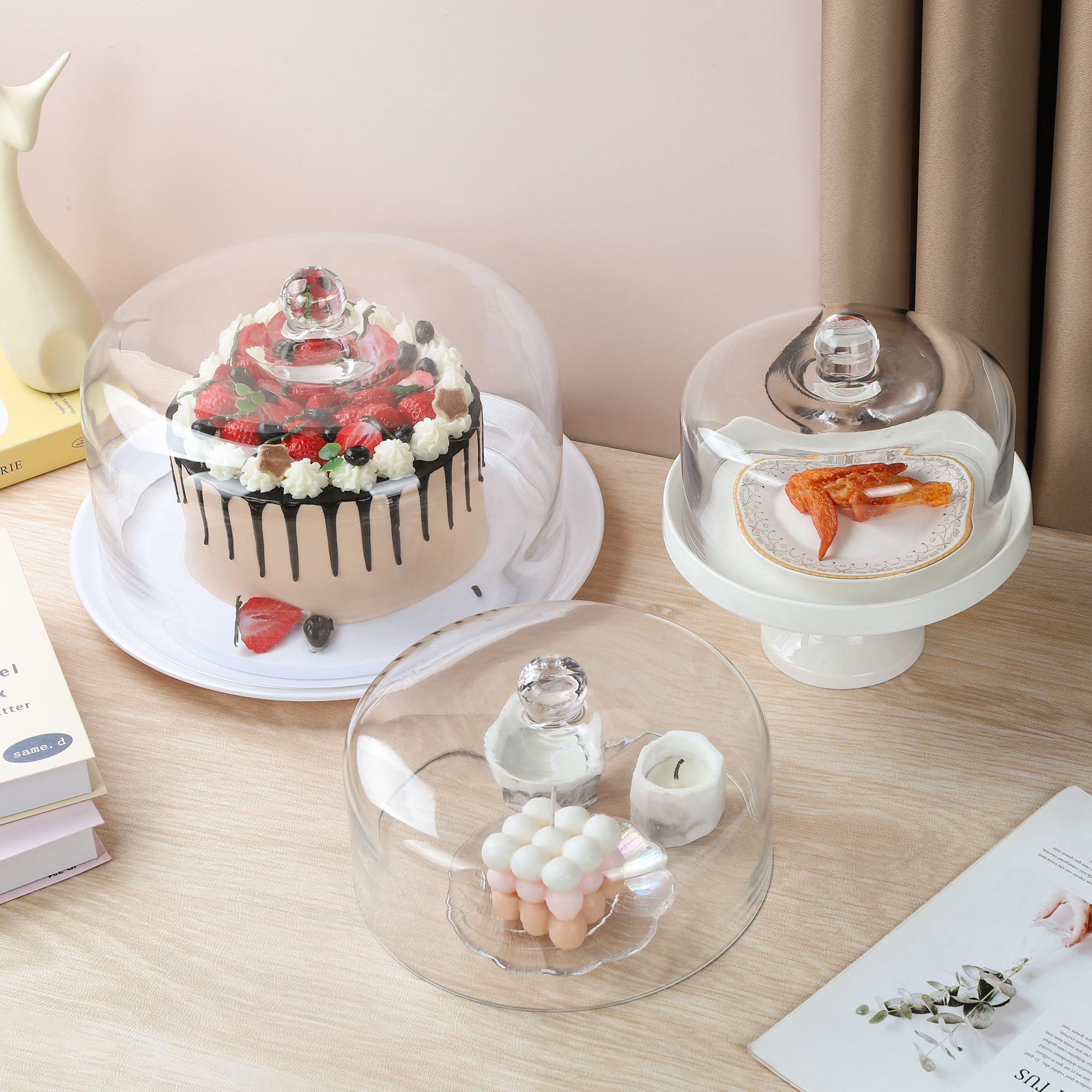 twakutwaku 8x5.5 inch dome expands kitchen display options.