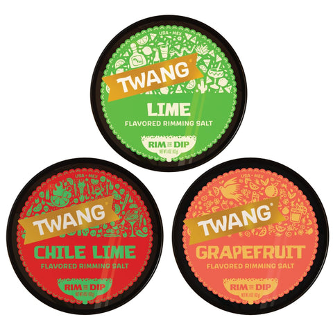 Twang Drink Rimming Salt Lime close-up, highlighting bright citrus for cocktails.
