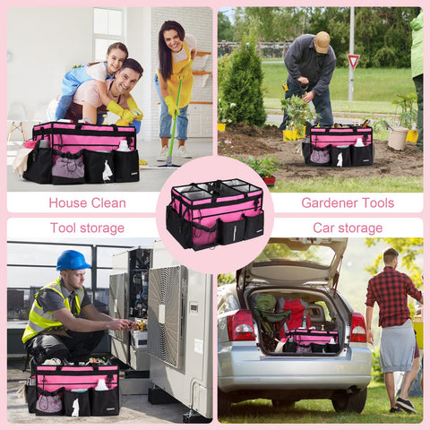 TWINDLE reinforced base pad helps the caddy keep its shape under heavy loads.