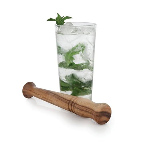 Twine Acacia wood muddler julep mint muddling ready.