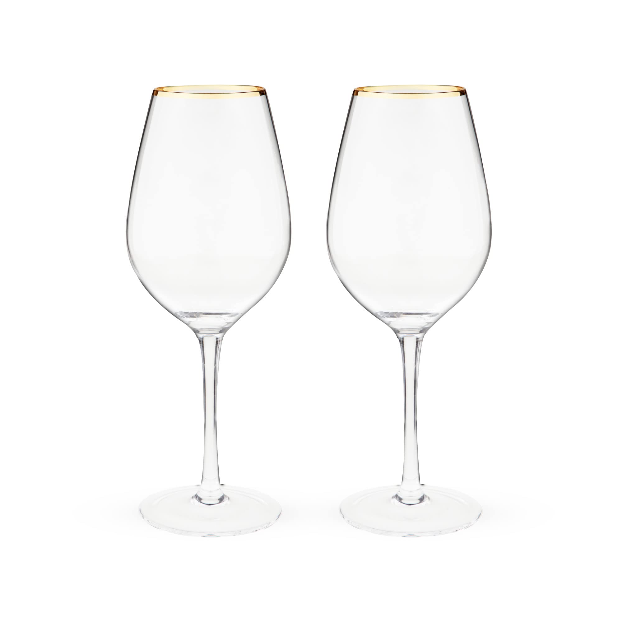 Twine wine glass bar cart-ready setup for stylish entertaining.
