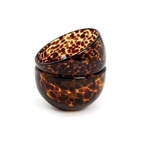 Two's Company glass tidbit bowls two-piece set, ideal for entertaining.