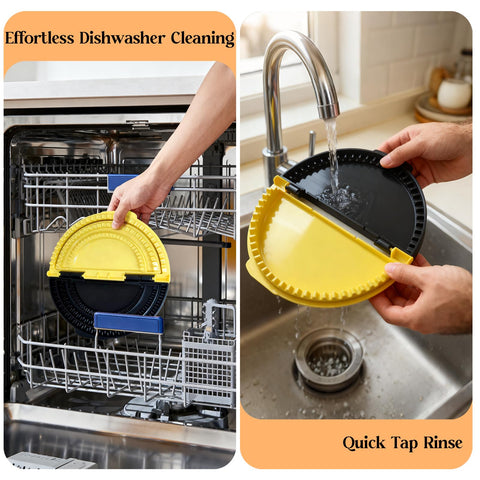 Twostubir leak-proof edge provides secure wraps during fillings