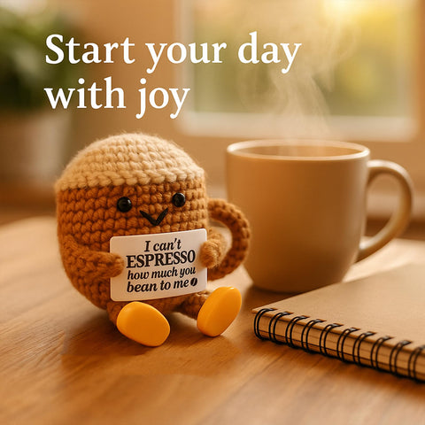 TWPER birthday or Valentine crochet cup, a playful keepsake for loved ones