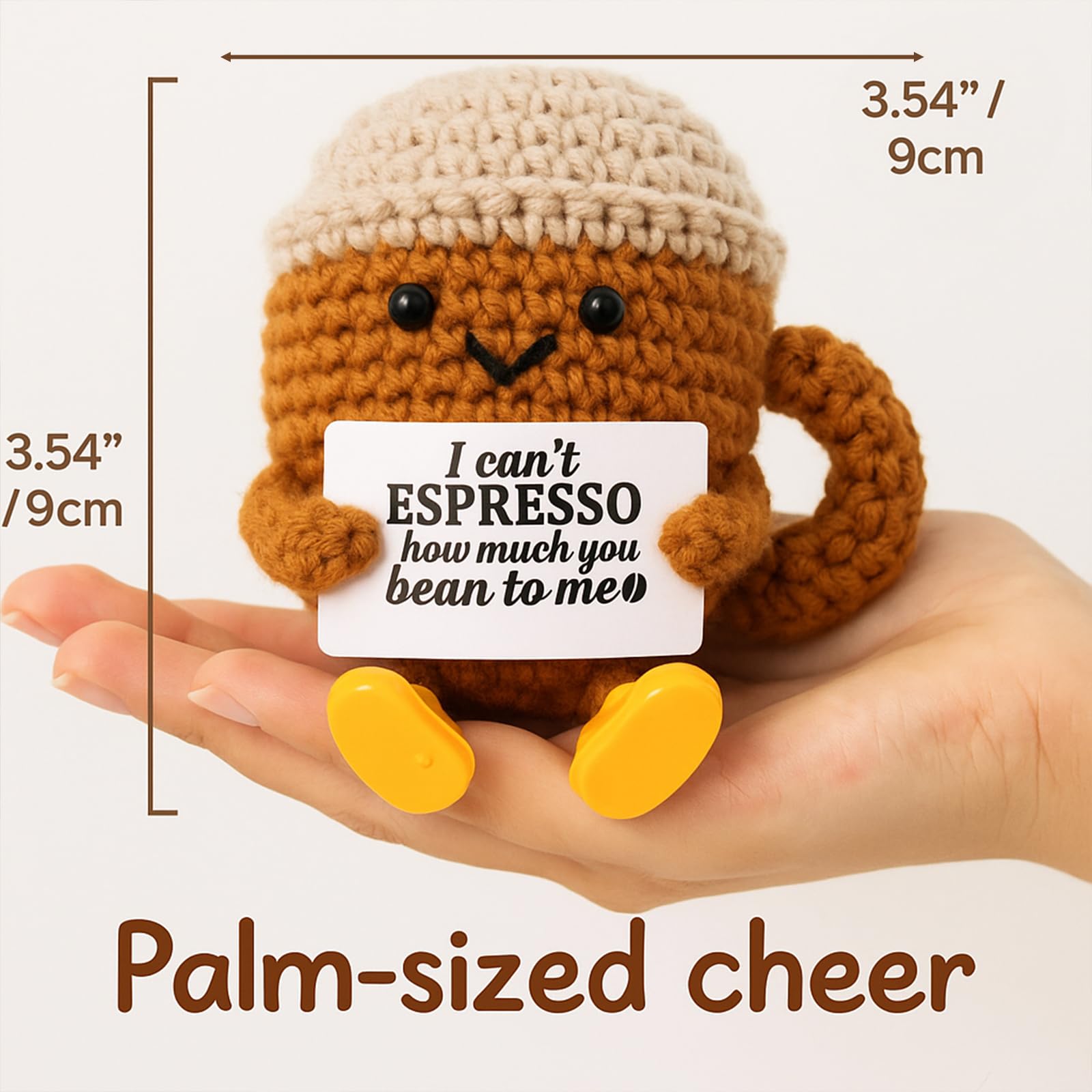 TWPER coffee lover crochet cup makes a thoughtful gift for fans