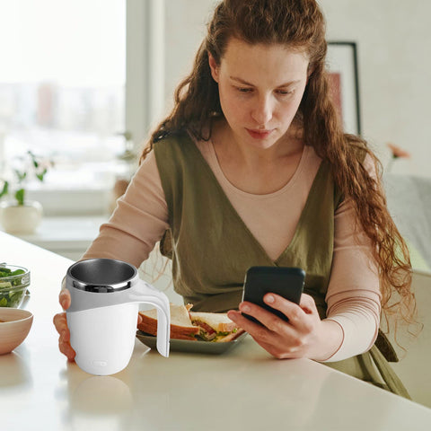 TXLOOK compact mug is ideal for office desks and travel.