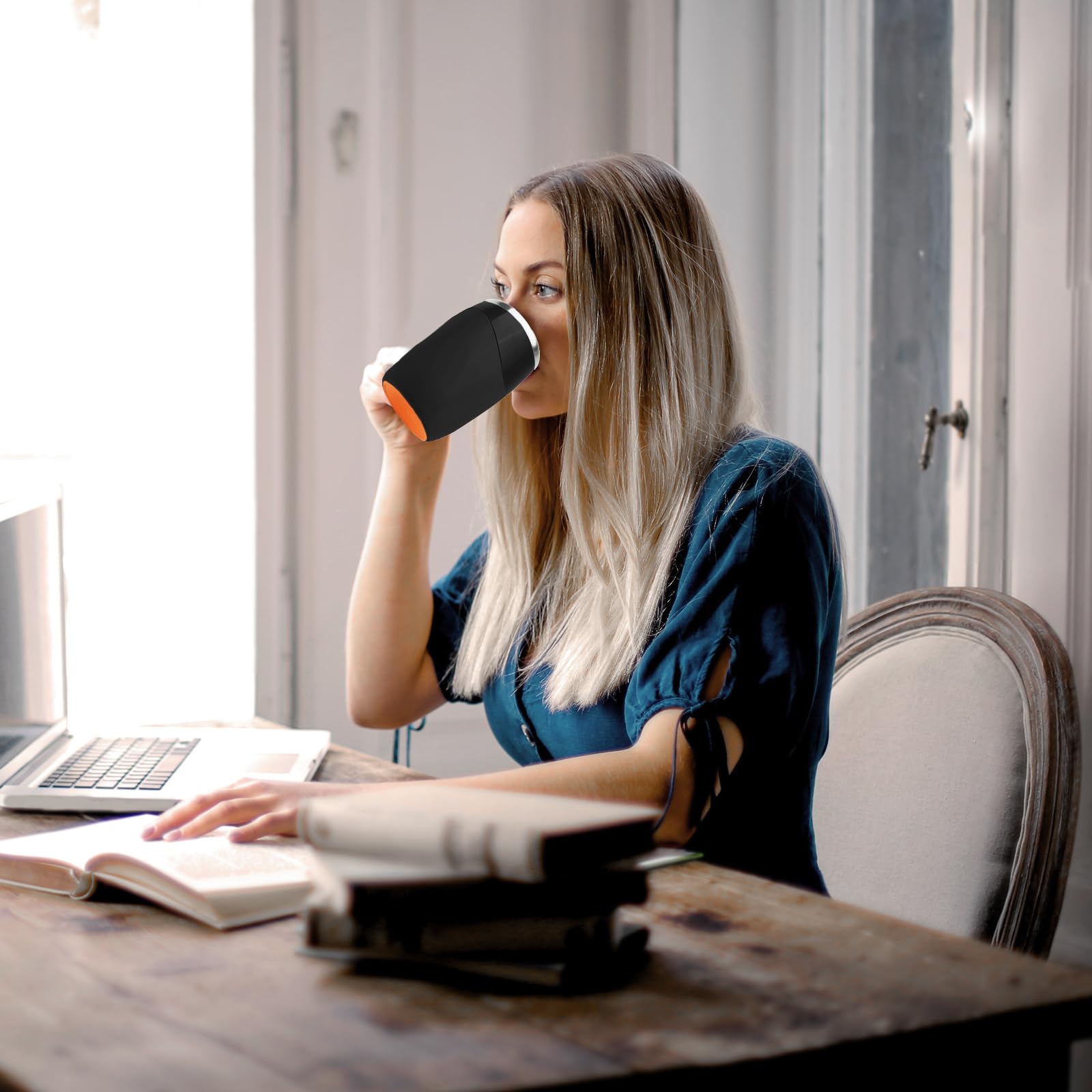 TXLOOK self-stirring mug compact travel companion for gym or commute