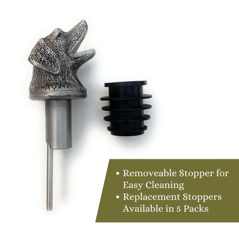 TXOKO wine pour spout for wine and olive oil with controlled flow.