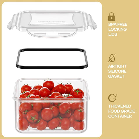 TYKOON AISOON 40oz square container, ideal for bulk dry goods and lunches
