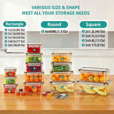 TYKOON AISOON 50oz rectangle container, stackable and fridge-ready for leftovers