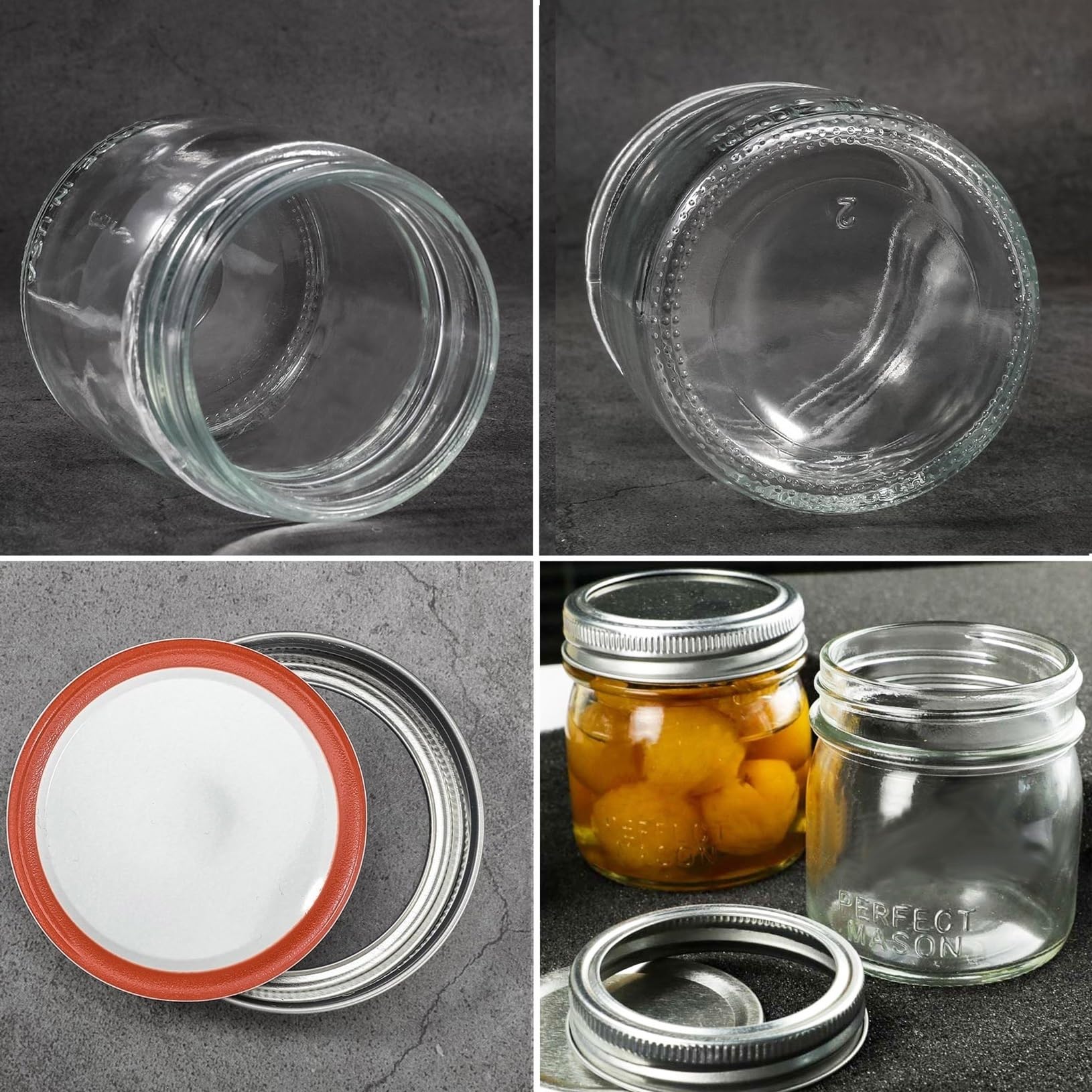 Tynatune 8oz jar in pantry stack for space-saving storage.