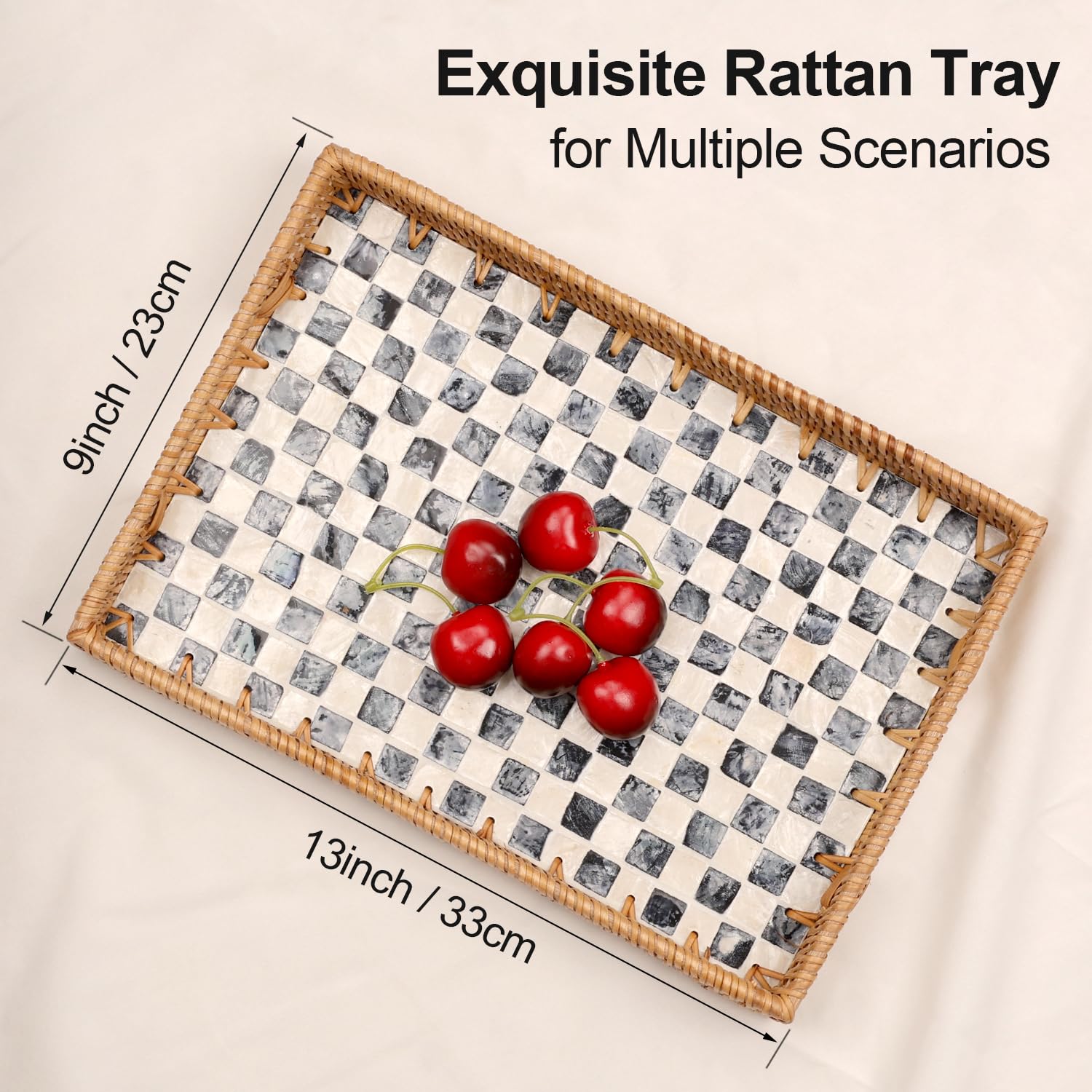 Tynulox tray suitable for hotel or restaurant table presentation