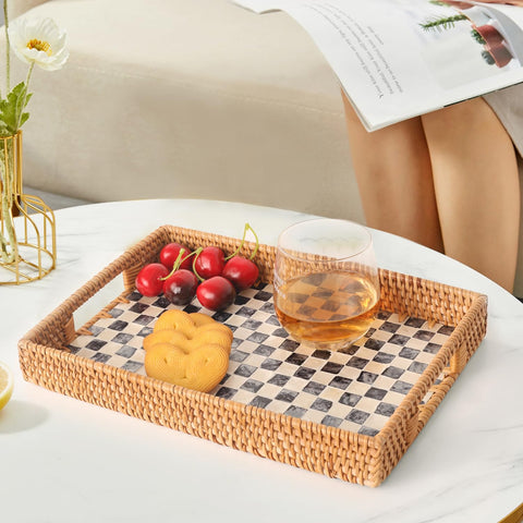 Tynulox vanity tray suits bathroom or dresser organization