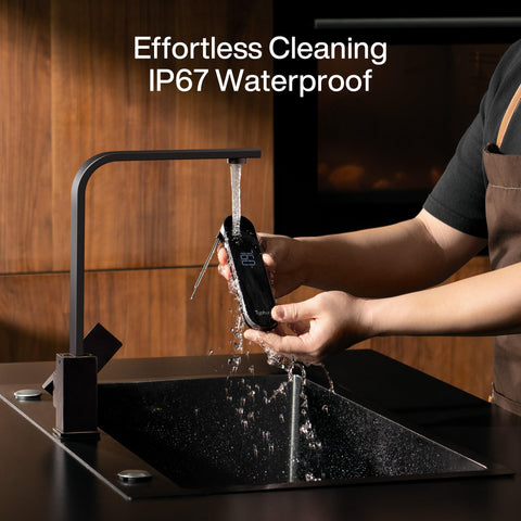 Typhur InstaProbe Core 180-degree rotatable screen for flexible viewing angles