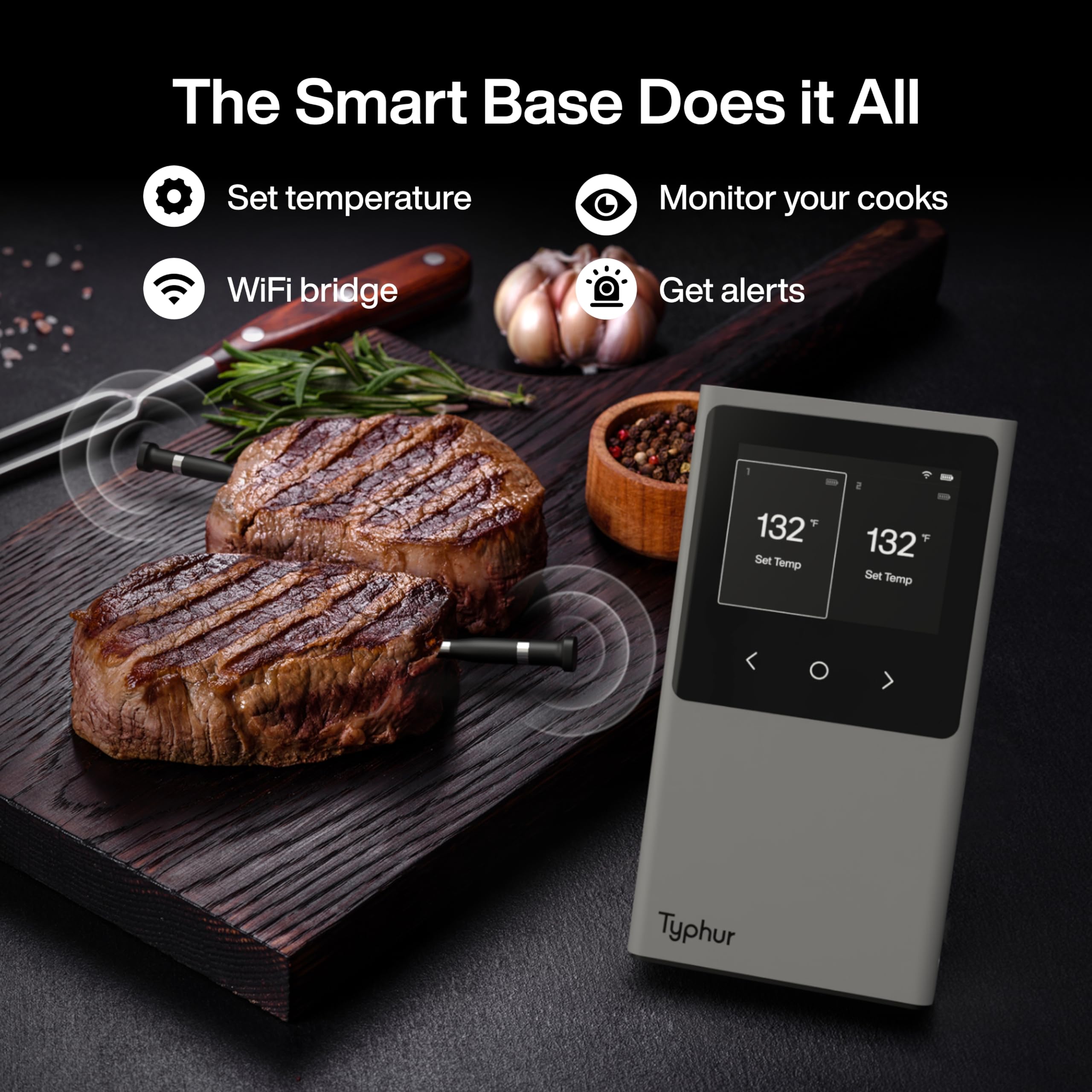 Typhur Sync ambient tip sensor monitors immediate environment for even heat