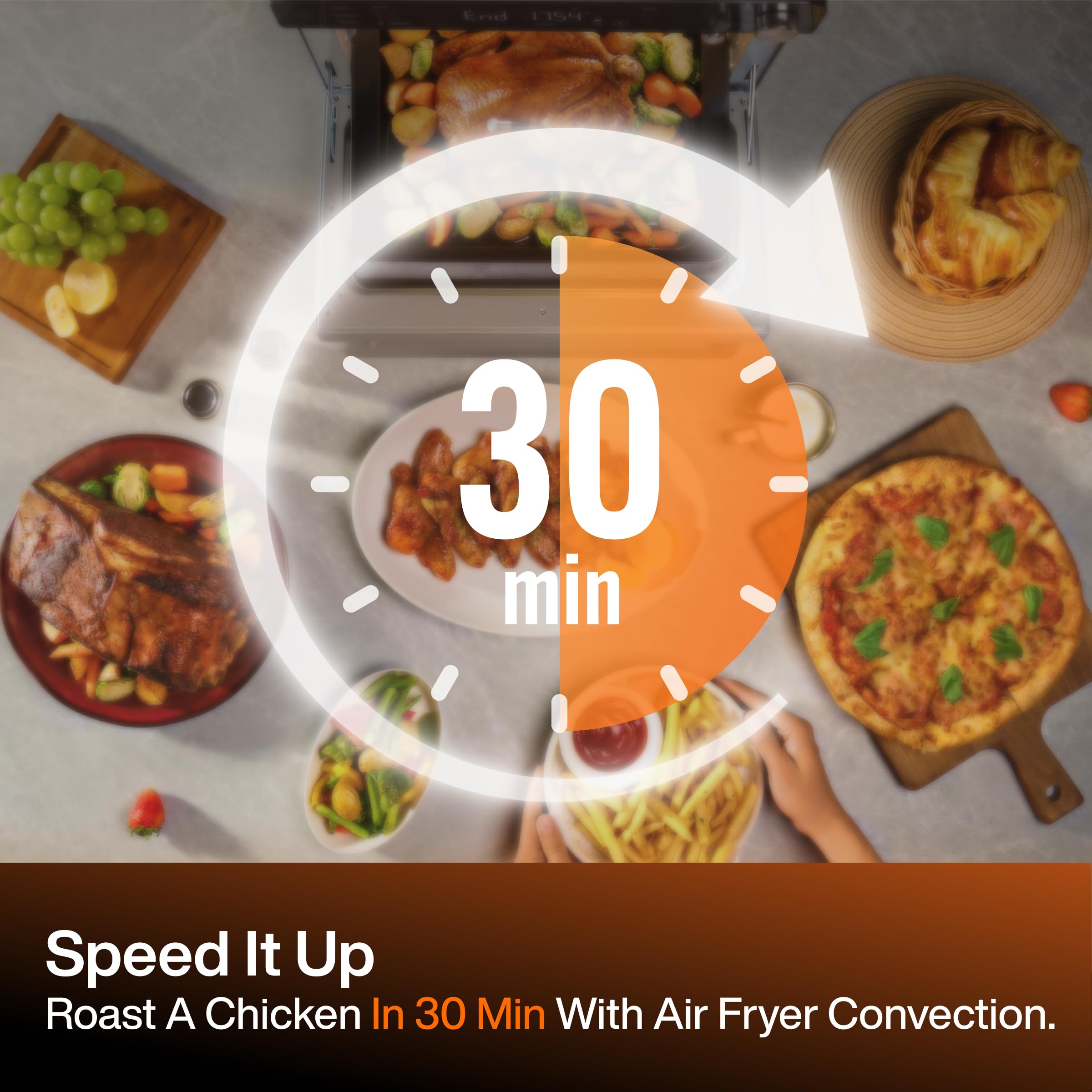 Typhur Sync Oven fits a 12-inch pizza and six-pound chicken.