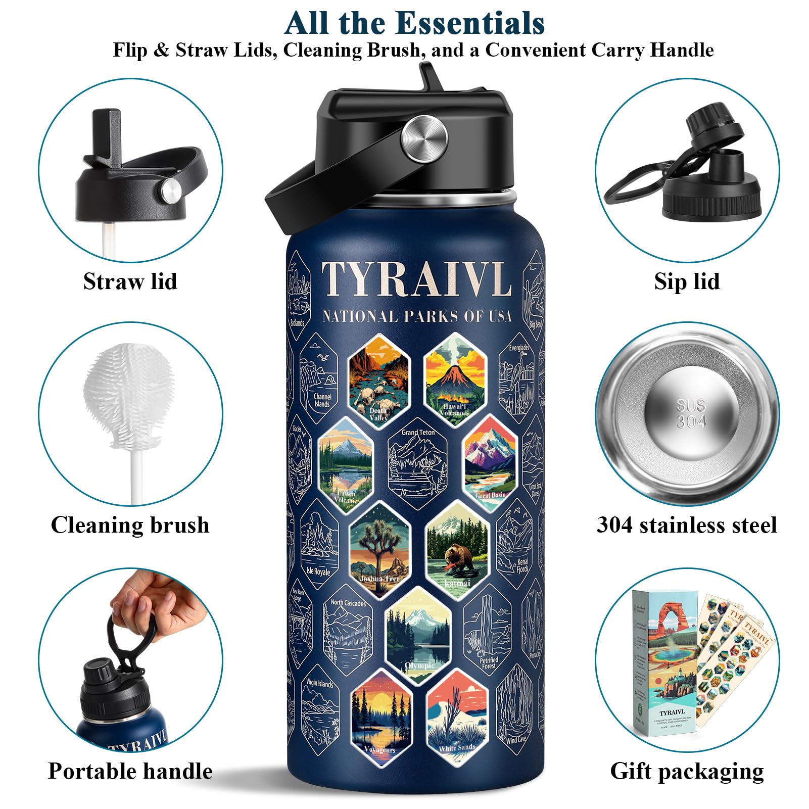 Tyraivl portable carry handle makes transport easy during trips
