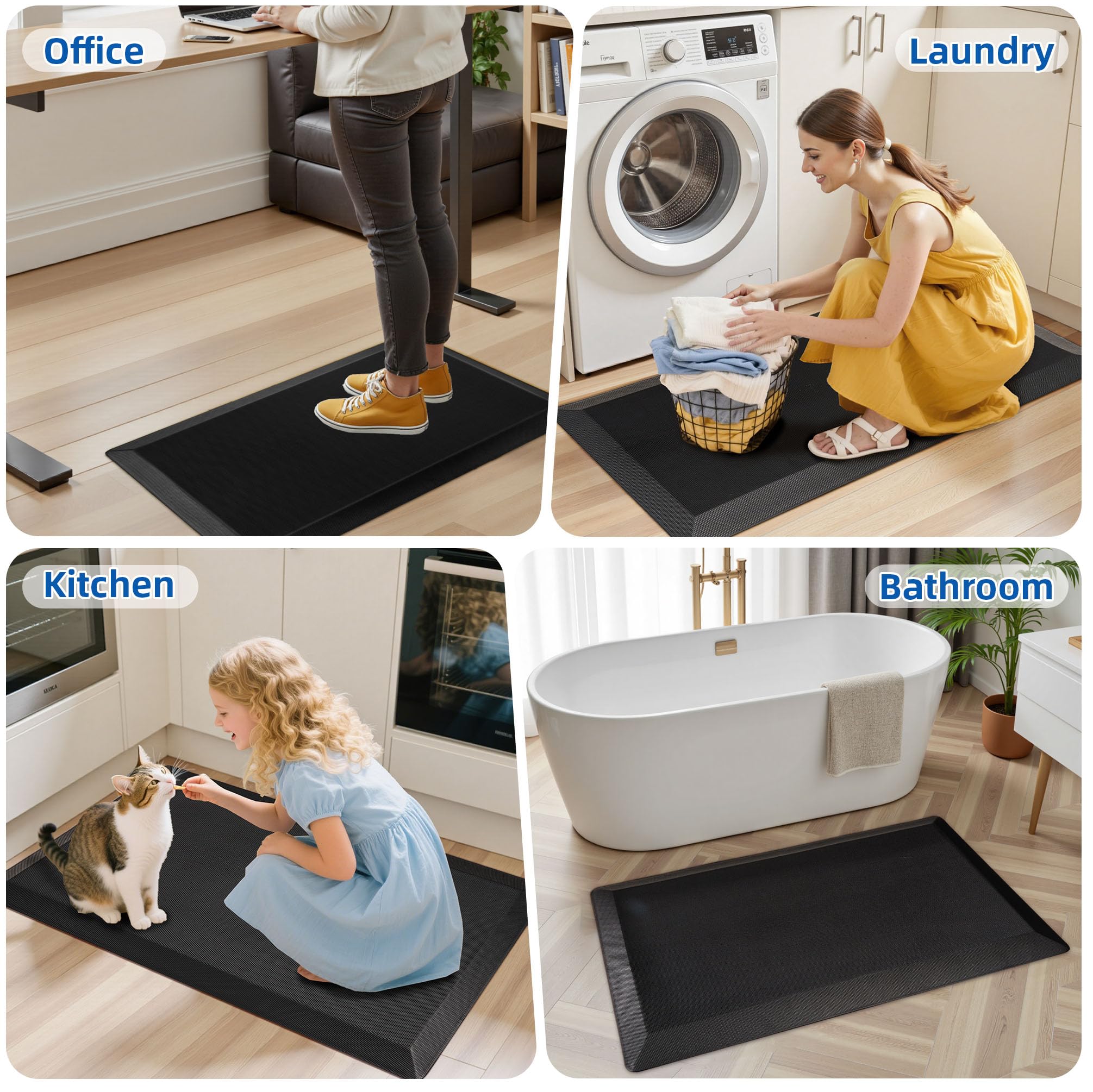 Tyrot mat in kitchen or sink area during cooking