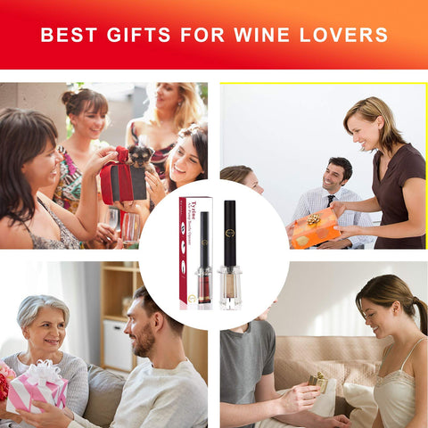 Tyzine travel friendly wine opener set for on the go.