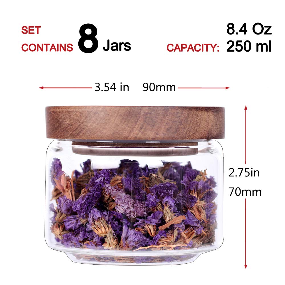 Tzerotone versatile jars suit DIY crafts, party favors, and storage projects.