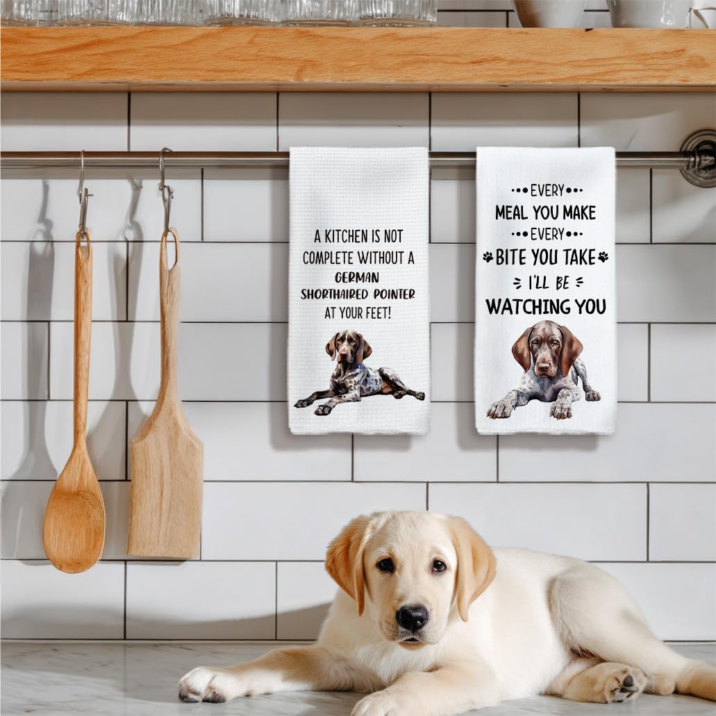 Tzhim absorbent polyester towels provide reliable cleanup without scratching dishes.