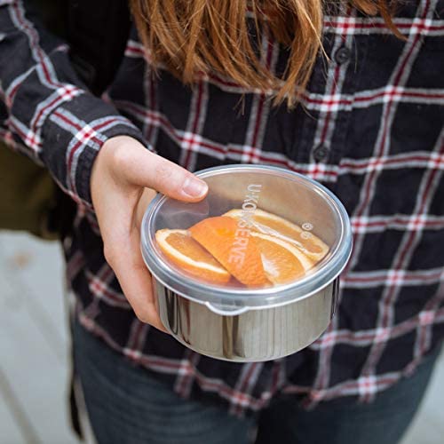 U Konserve oven-safe up to 300°F for reheating meals.
