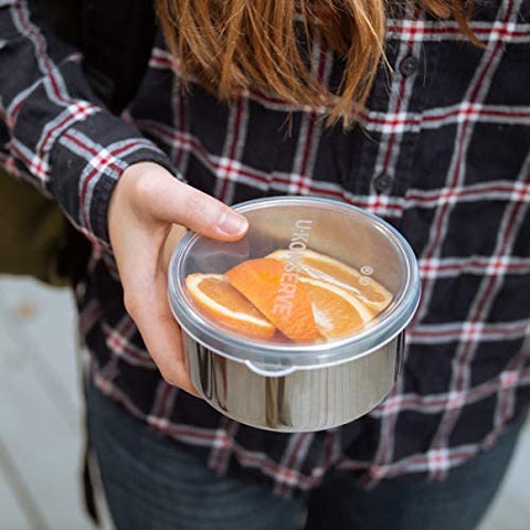 U Konserve oven-safe up to 300°F for reheating meals.