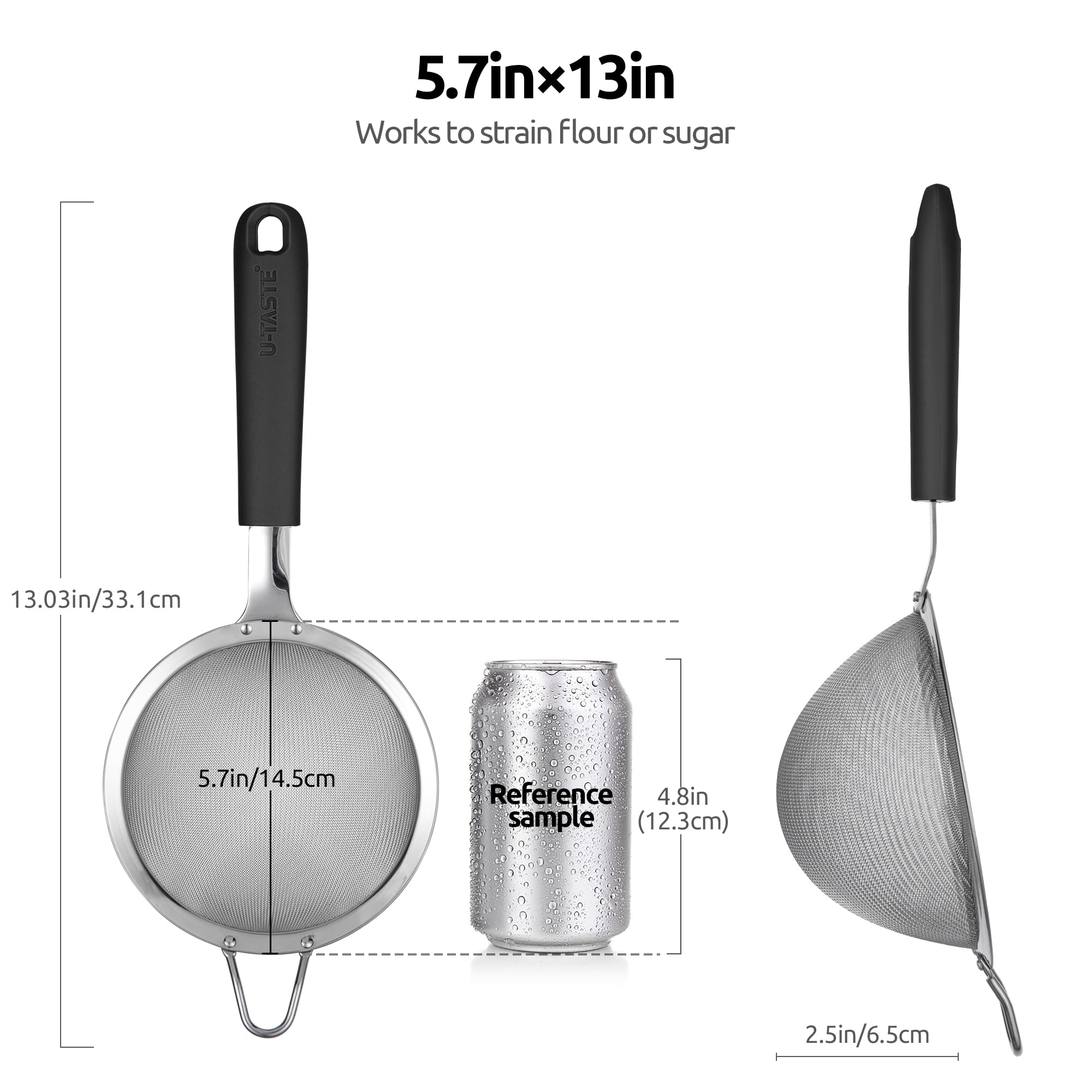U-Taste 30-mesh screen detail supports fine filtration of small particles.
