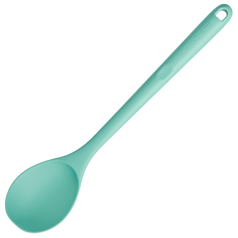 U-Taste Aqua Sky heat-resistant spoon for high-heat cooking and serving.