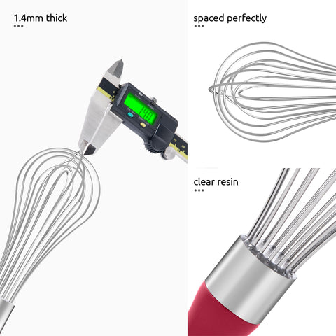 U-Taste Balloon Whisk ideal for beating eggs smoothly.