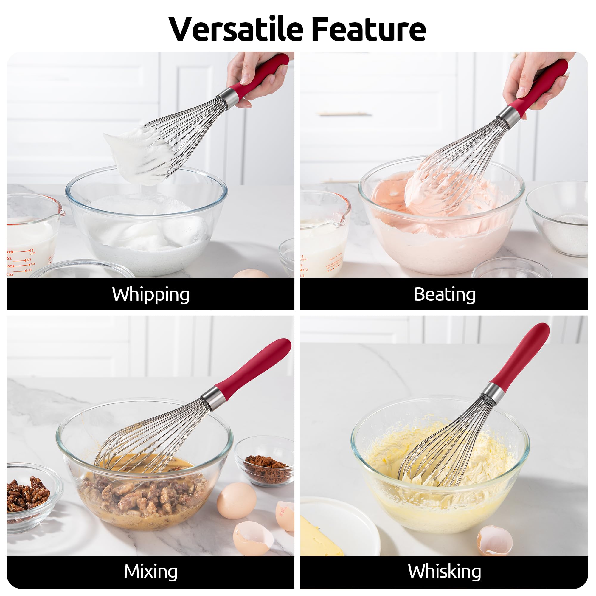 U-Taste sturdy connection resists detachment during mixing
