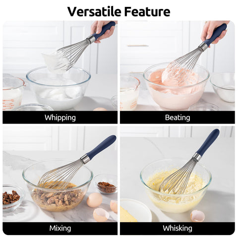 U-Taste whisk beside a mixing bowl ready for eggs and batter