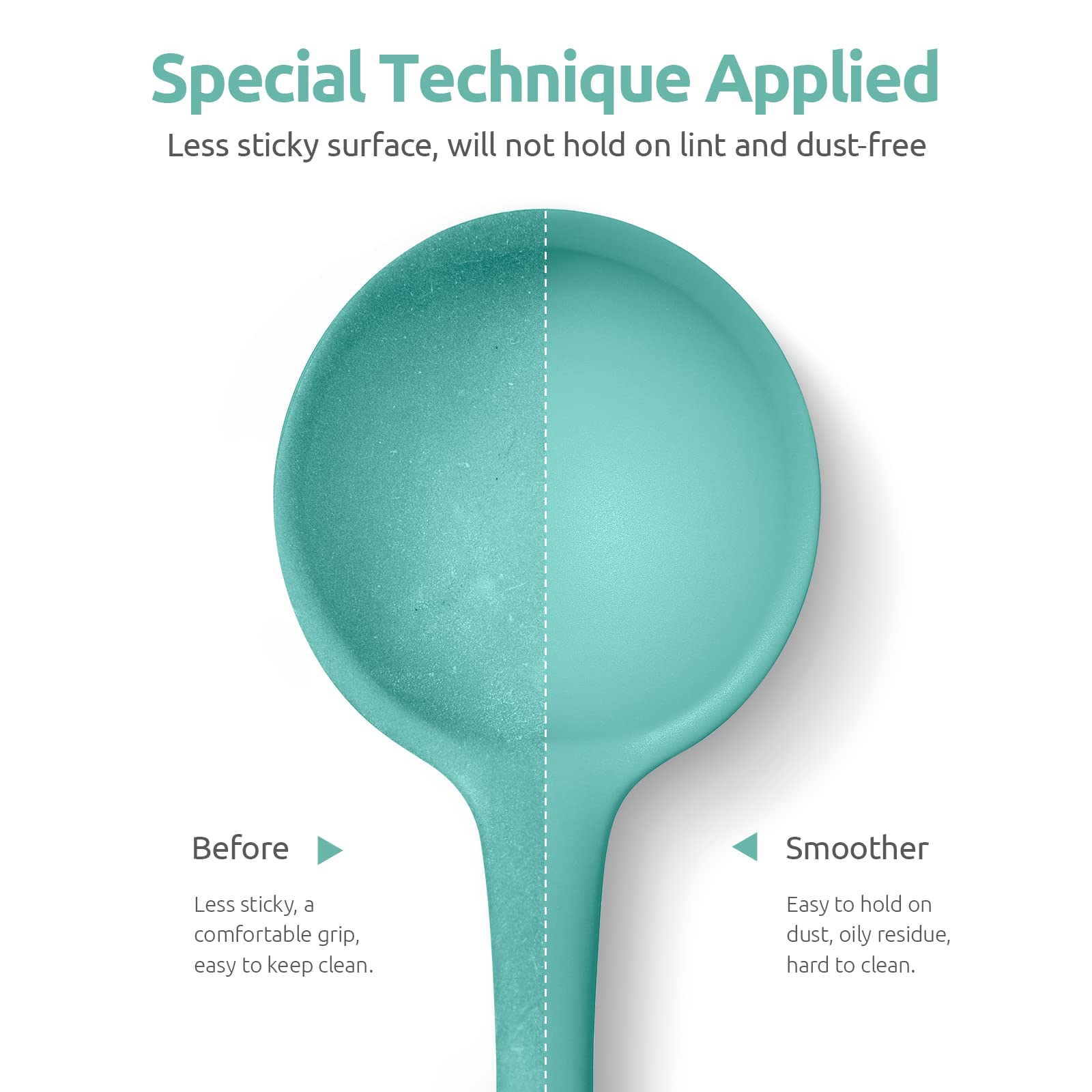 U-Taste deep bowl measures 3.07 inches for generous scoops.