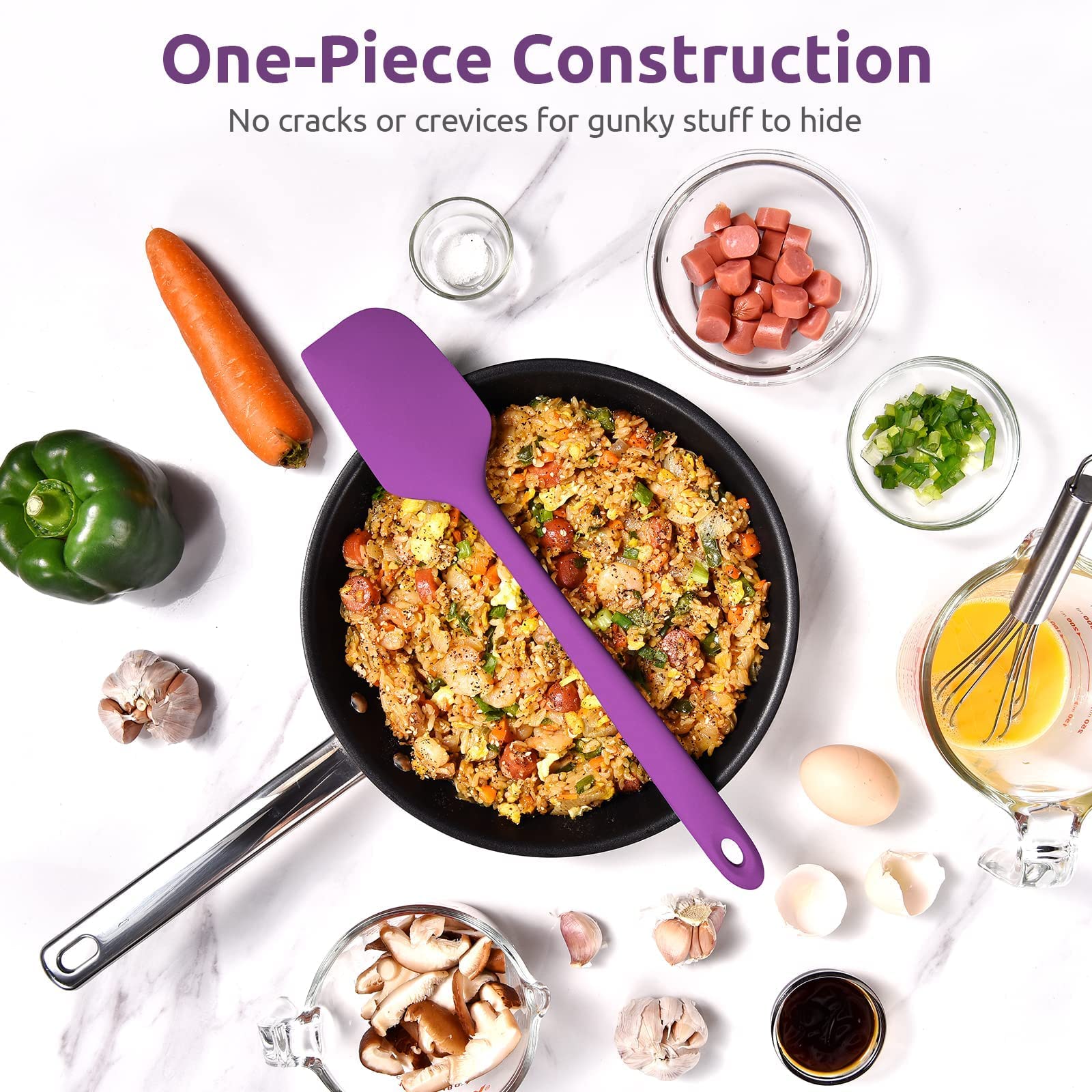 U-Taste food-grade silicone spatula suitable for everyday cooking.