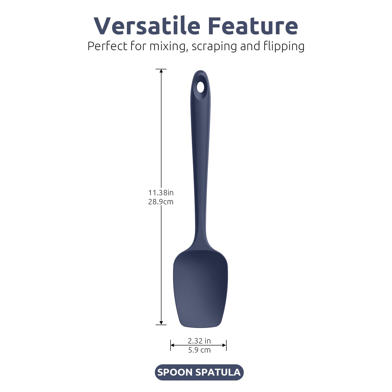 U-Taste heat-resistant silicone great for high-heat simmering and sautéing.