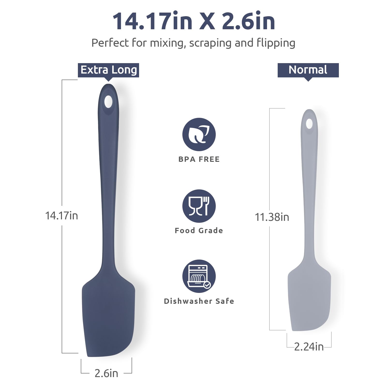 U-Taste heat-resistant spatula up to 600°F for high-heat cooking.