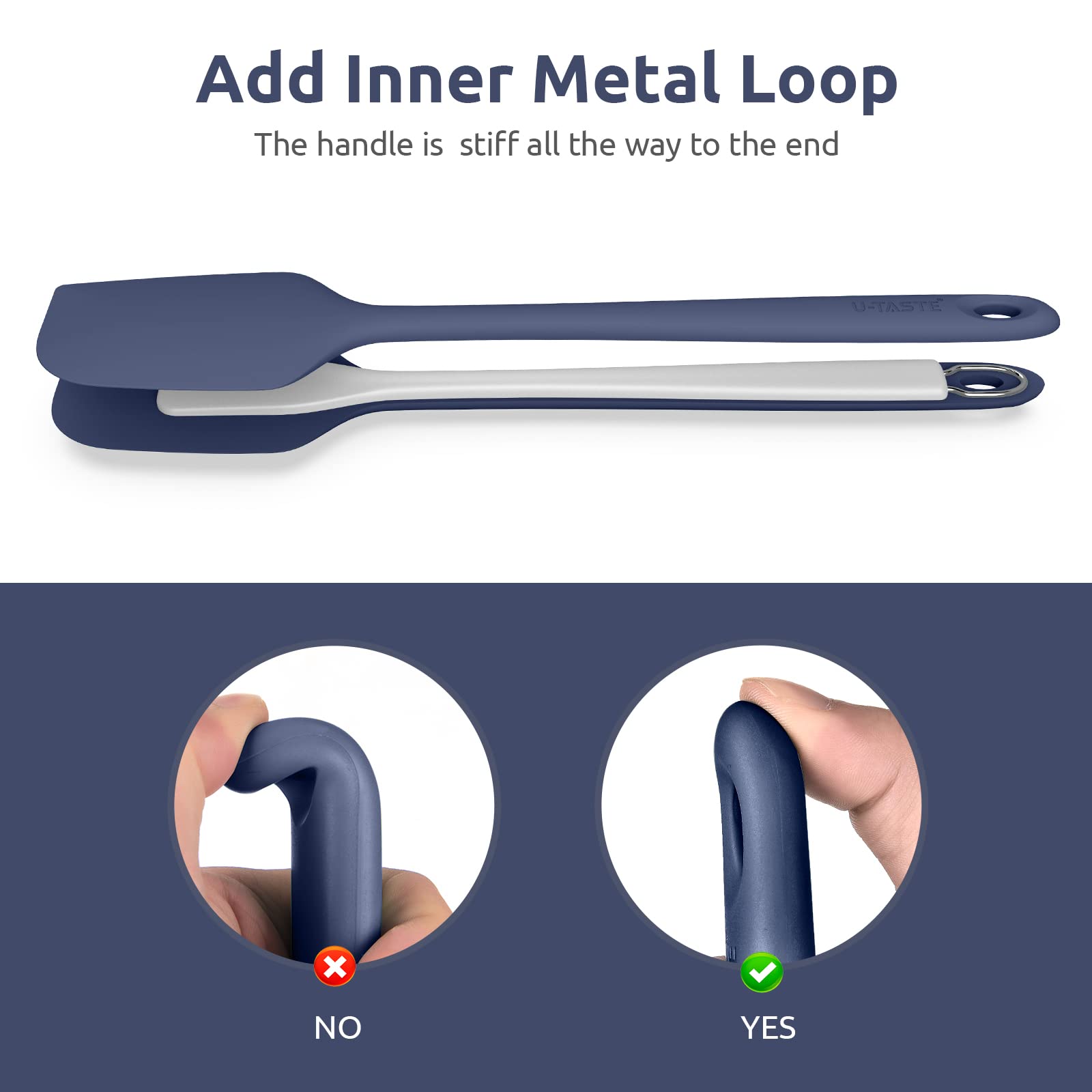 U-Taste inner-loop hanging hole for easy storage.