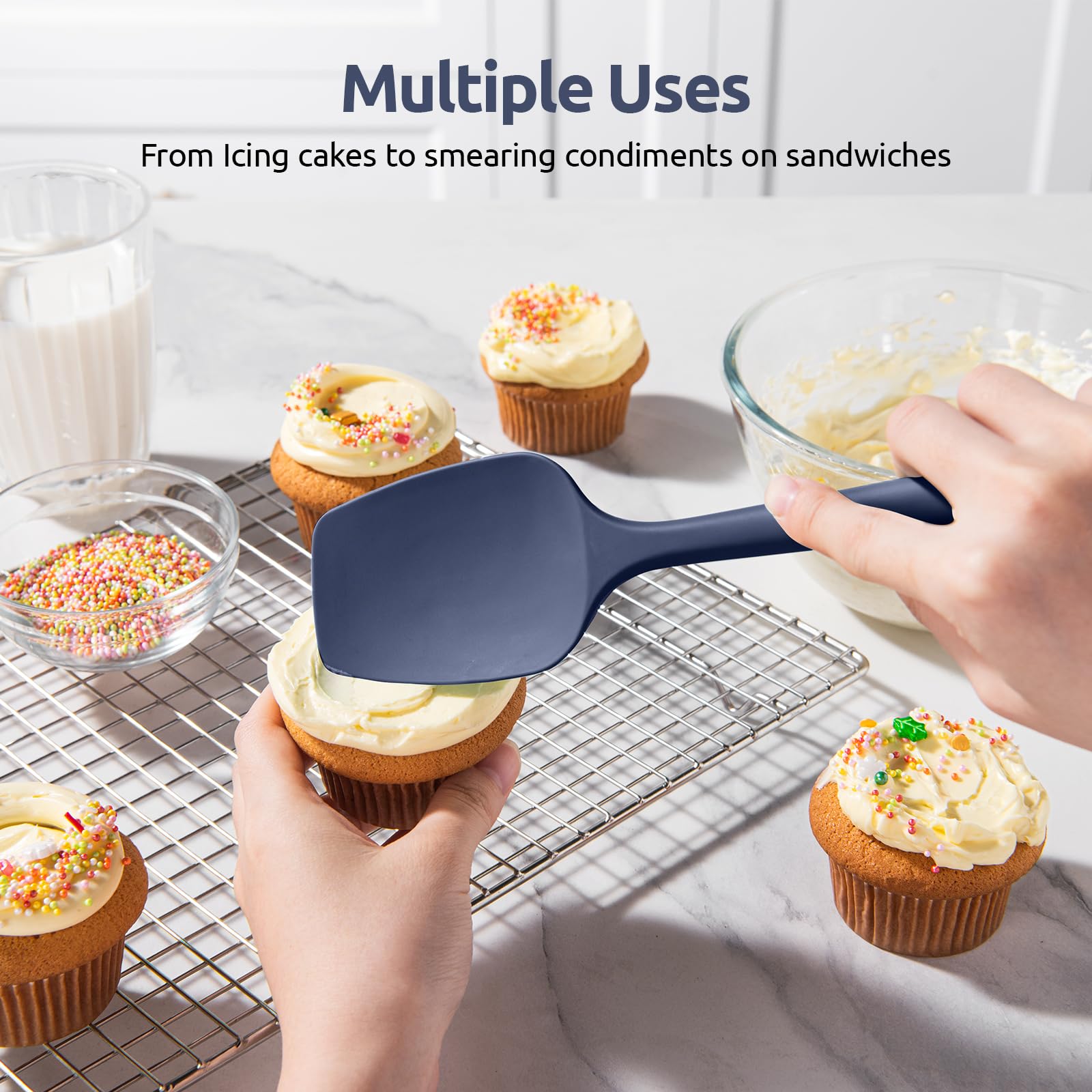 U-Taste set simplifies mixing and folding right in the mixing bowl.