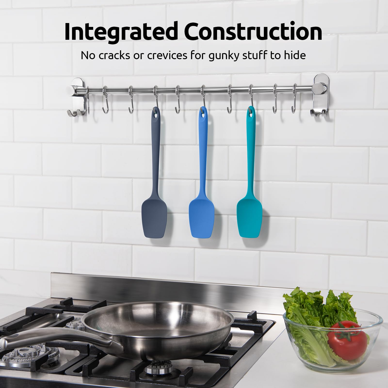 U-Taste spoon-spatula set enables precise stirring and controlled folding of ingredients