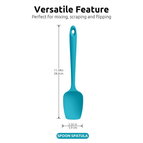 U-Taste flexible-blade spatula for smooth scraping and folding stiff dough